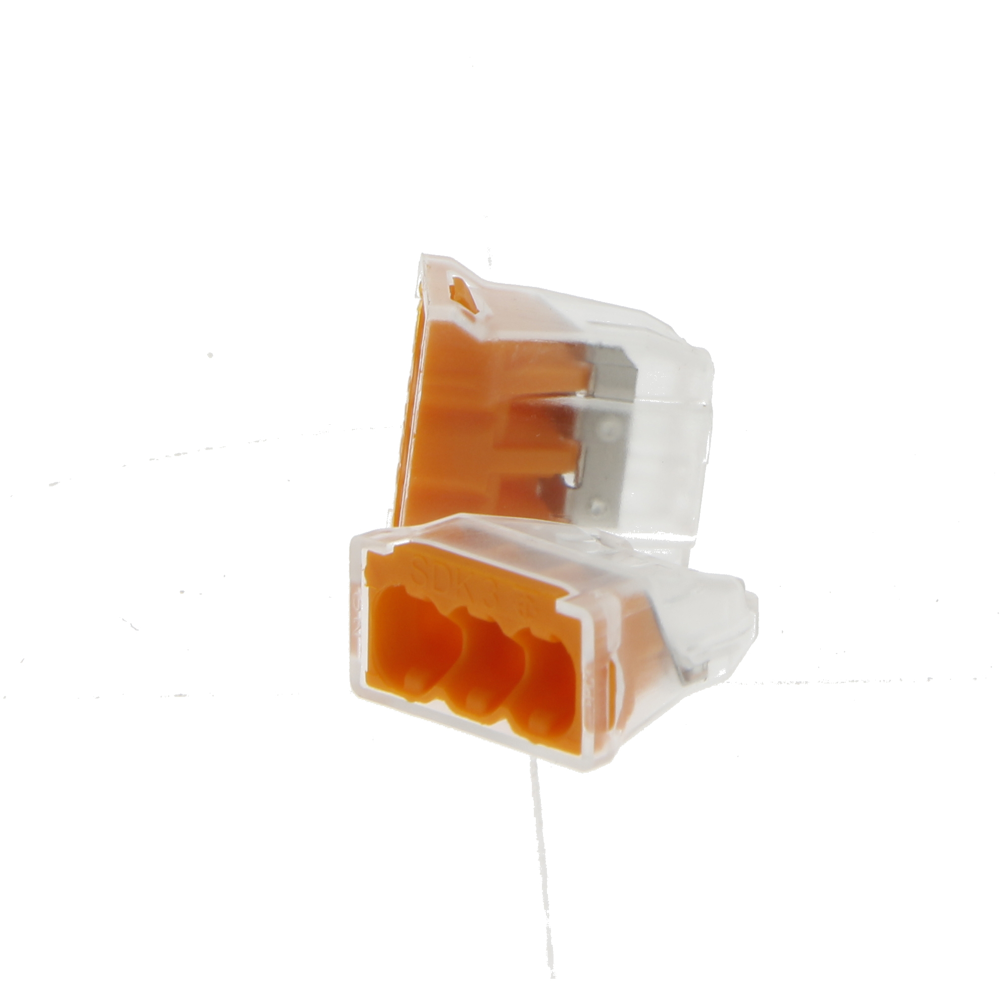 RACCORD RAPIDE 3X2.5MM TRANSPARENT - 100PC
