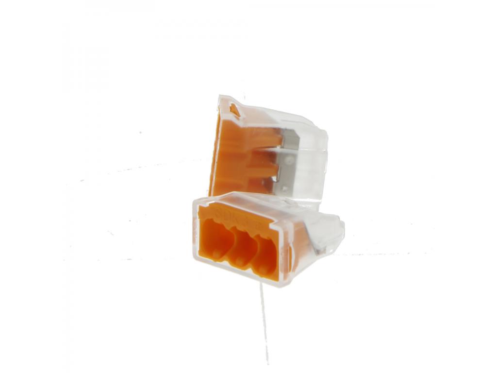 RACCORD RAPIDE 3X2.5MM TRANSPARENT - 100PC